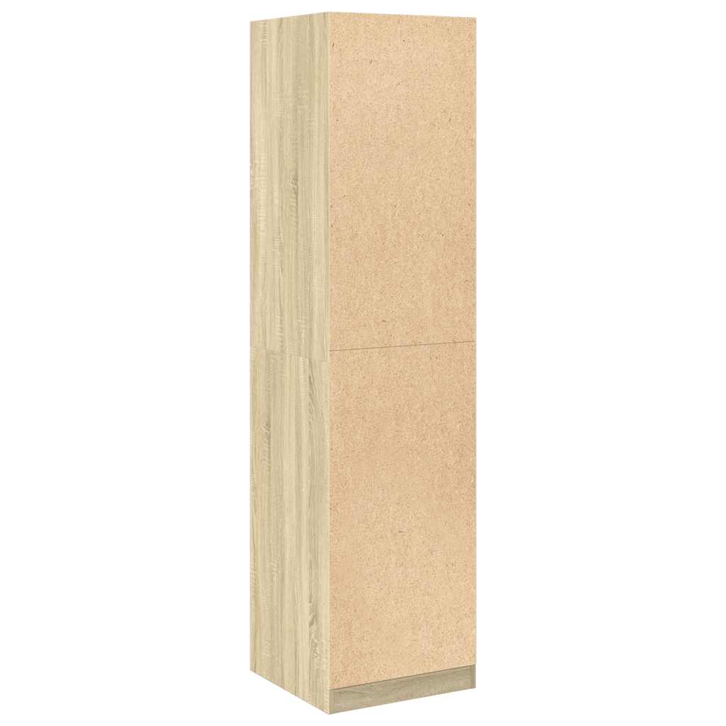 vidaXL Wardrobe Sonoma Oak 50x50x200 cm Engineered Wood - Brown