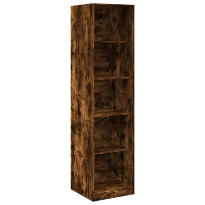 vidaXL Wardrobe Smoked Oak 50x50x200 cm Engineered Wood - Brown