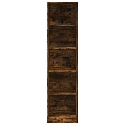 vidaXL Wardrobe Smoked Oak 50x50x200 cm Engineered Wood - Brown