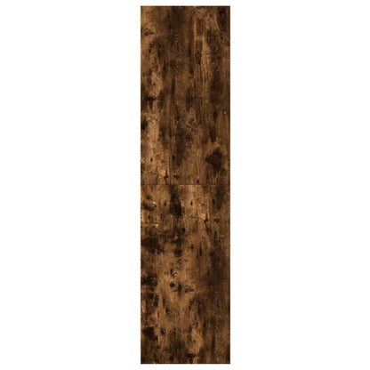 vidaXL Wardrobe Smoked Oak 50x50x200 cm Engineered Wood - Brown