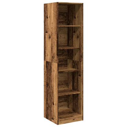 vidaXL Wardrobe Old Wood 50x50x200 cm Engineered Wood - Brown