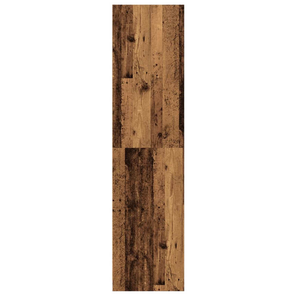 vidaXL Wardrobe Old Wood 50x50x200 cm Engineered Wood - Brown