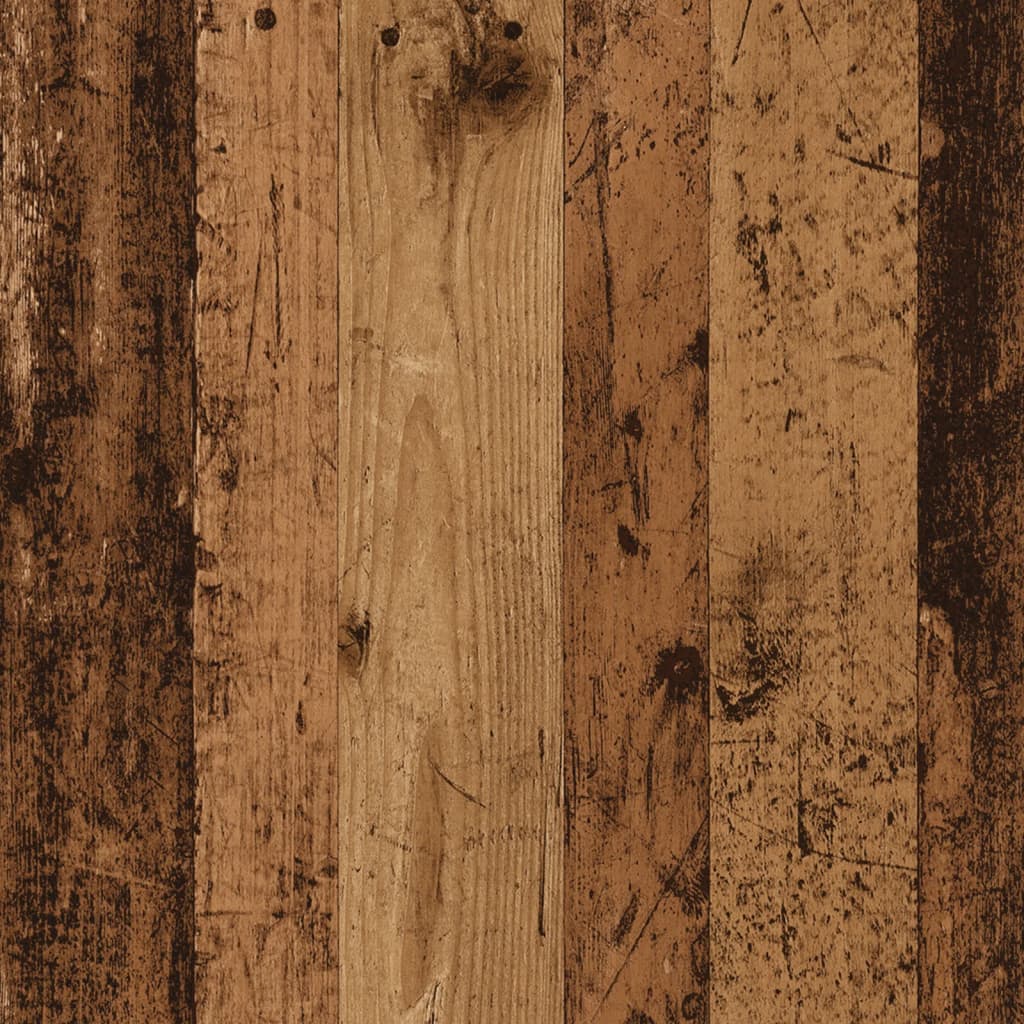vidaXL Wardrobe Old Wood 50x50x200 cm Engineered Wood - Brown
