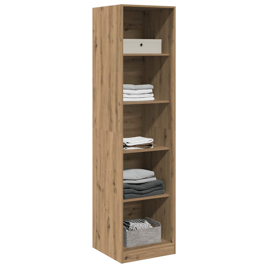 vidaXL Wardrobe Artisian Oak 50x50x200 cm Engineered Wood - Brown