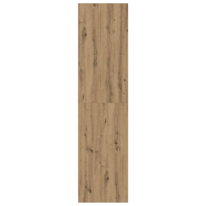vidaXL Wardrobe Artisian Oak 50x50x200 cm Engineered Wood - Brown