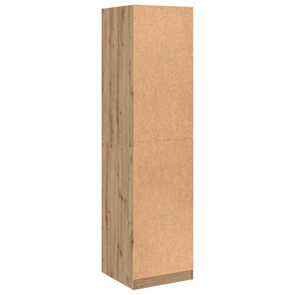 vidaXL Wardrobe Artisian Oak 50x50x200 cm Engineered Wood - Brown