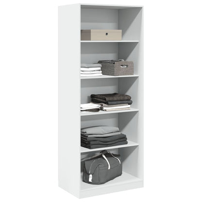 vidaXL Wardrobe White 80x50x200 cm Engineered Wood - 65771