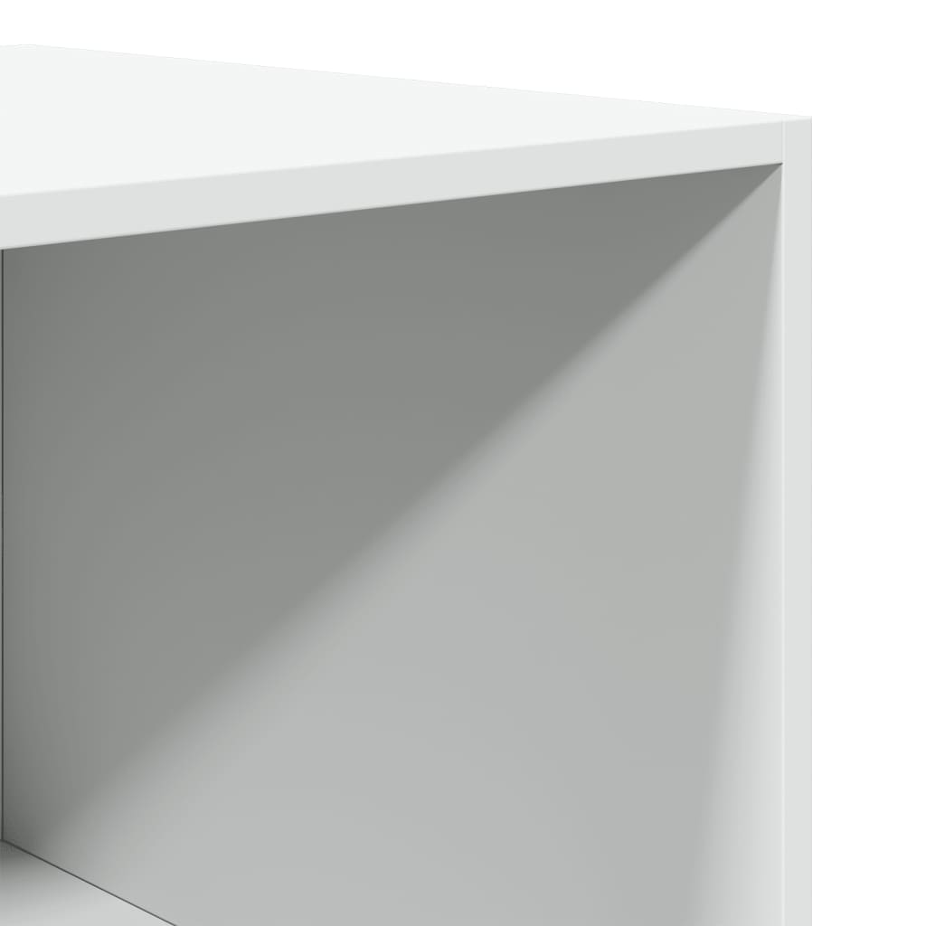 vidaXL Wardrobe White 80x50x200 cm Engineered Wood - 65771
