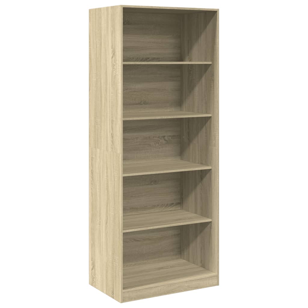 vidaXL Wardrobe Sonoma Oak 80x50x200 cm Engineered Wood - Brown - 65776