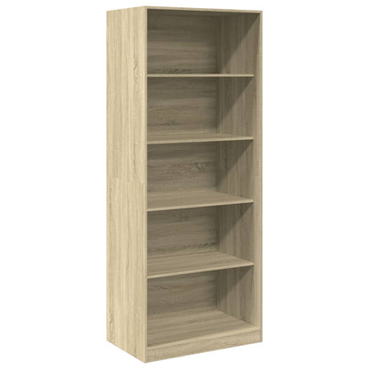 vidaXL Wardrobe Sonoma Oak 80x50x200 cm Engineered Wood - Brown - 65776
