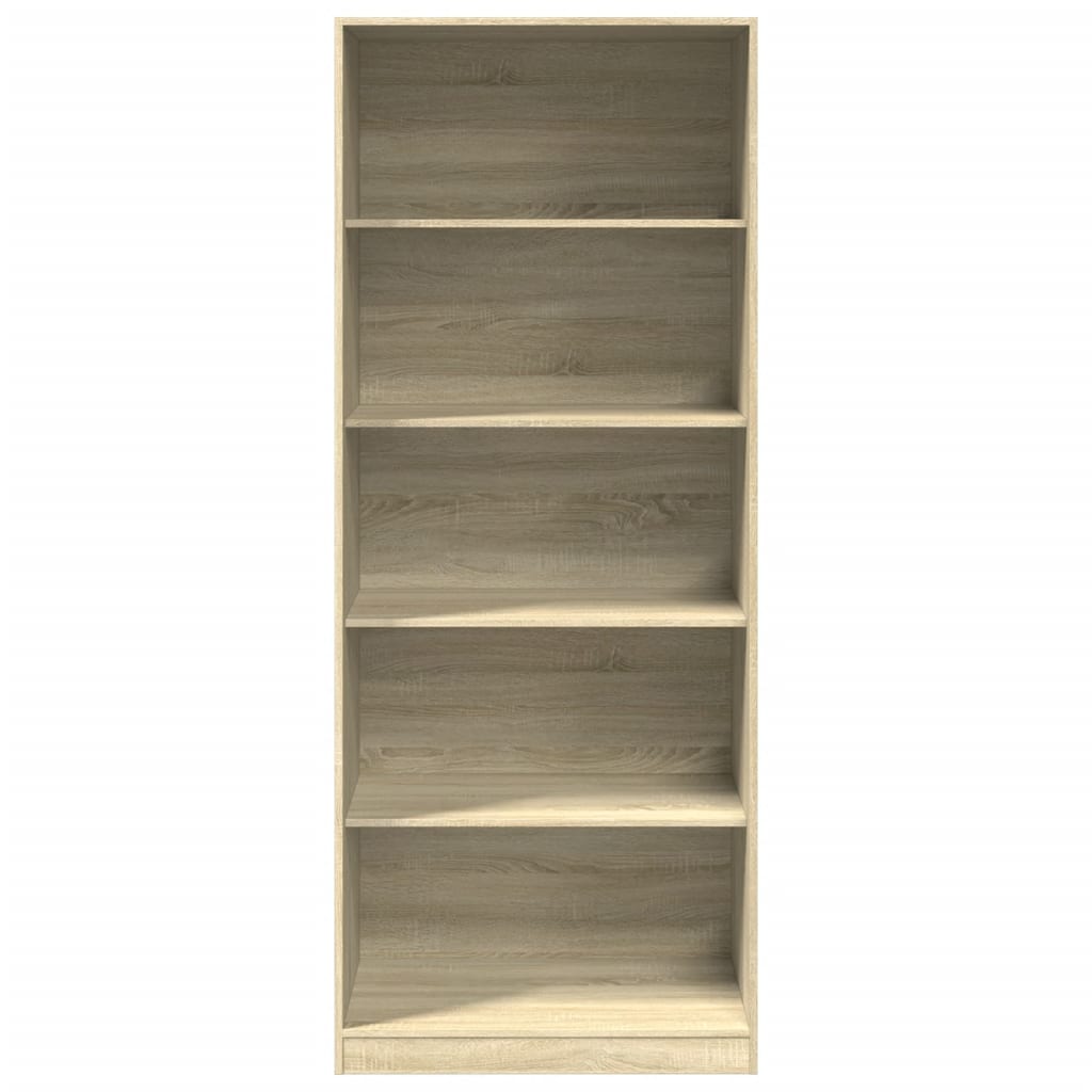 vidaXL Wardrobe Sonoma Oak 80x50x200 cm Engineered Wood - Brown - 65776