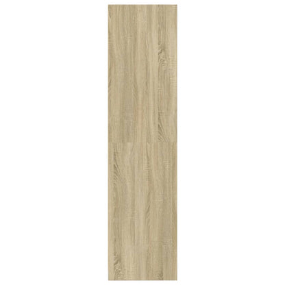 vidaXL Wardrobe Sonoma Oak 80x50x200 cm Engineered Wood - Brown - 65776