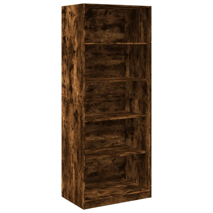 vidaXL Wardrobe Smoked Oak 80x50x200 cm Engineered Wood - Brown - 65784
