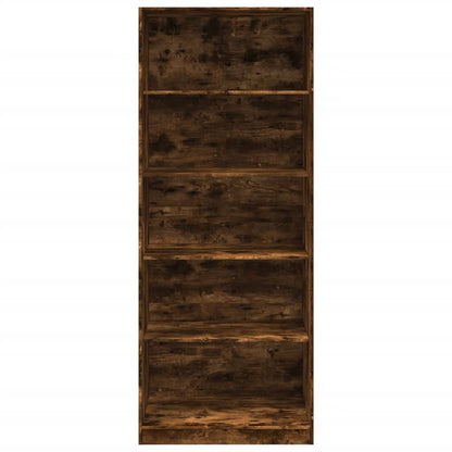 vidaXL Wardrobe Smoked Oak 80x50x200 cm Engineered Wood - Brown - 65784