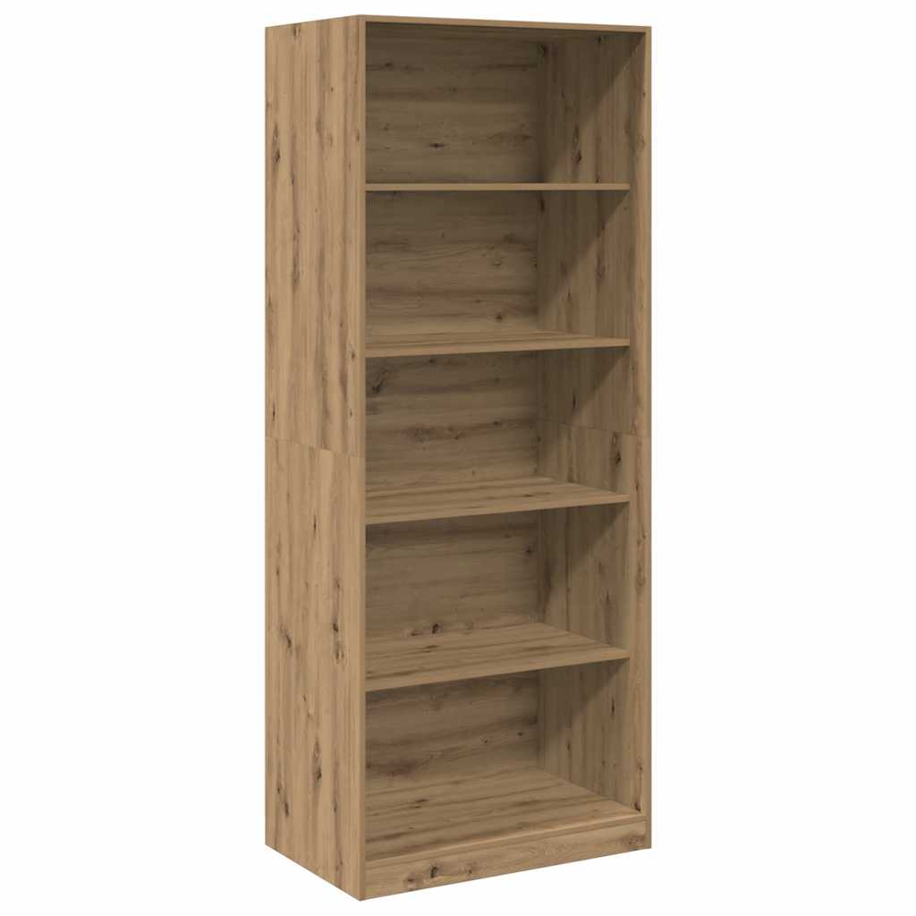 vidaXL Wardrobe Artisian Oak 80x50x200 cm Engineered Wood - Brown - 65790