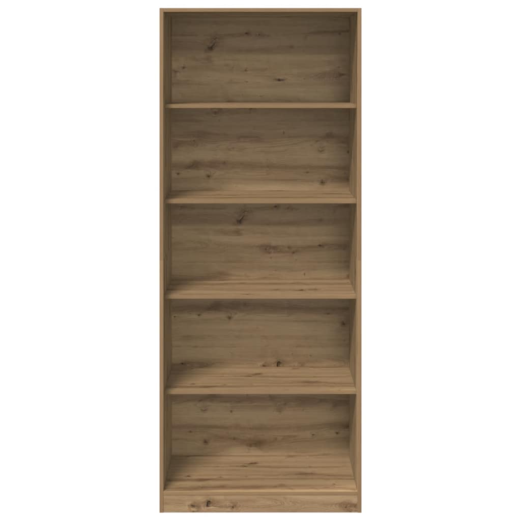 vidaXL Wardrobe Artisian Oak 80x50x200 cm Engineered Wood - Brown - 65790