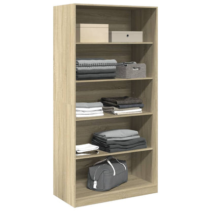 vidaXL Wardrobe Sonoma Oak 100x50x200 cm Engineered Wood - Brown