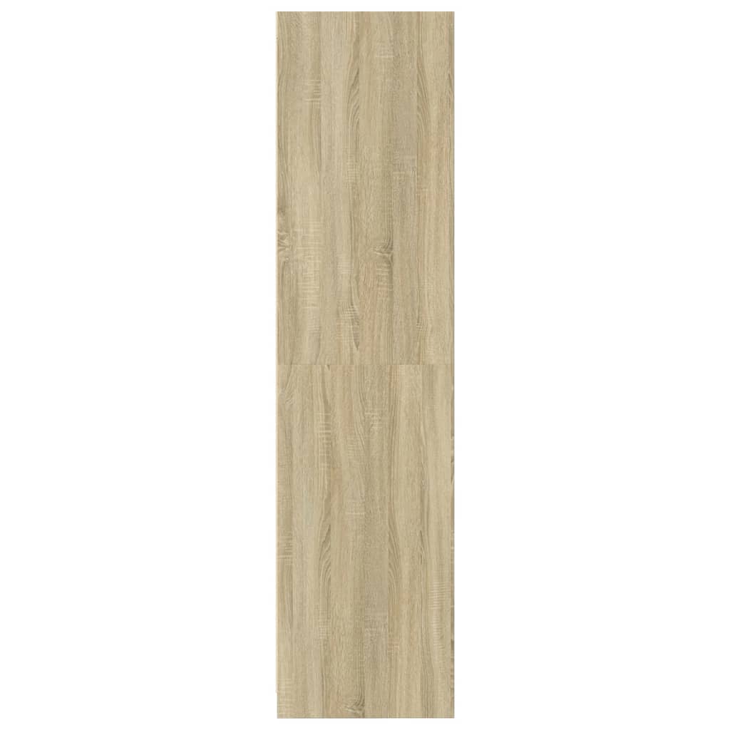 vidaXL Wardrobe Sonoma Oak 100x50x200 cm Engineered Wood - Brown
