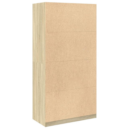 vidaXL Wardrobe Sonoma Oak 100x50x200 cm Engineered Wood - Brown