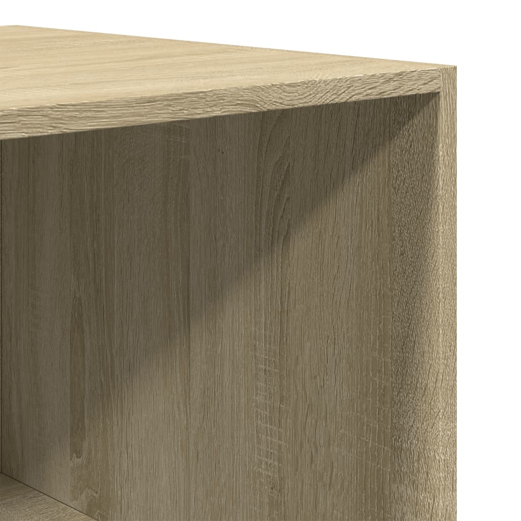 vidaXL Wardrobe Sonoma Oak 100x50x200 cm Engineered Wood - Brown