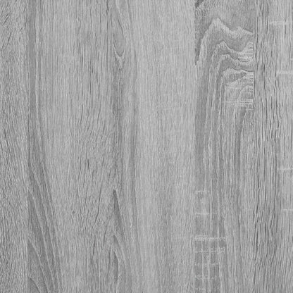 vidaXL Corner Bookcase 4-Tier Grey Sonoma 85x85x140 cm Engineered Wood