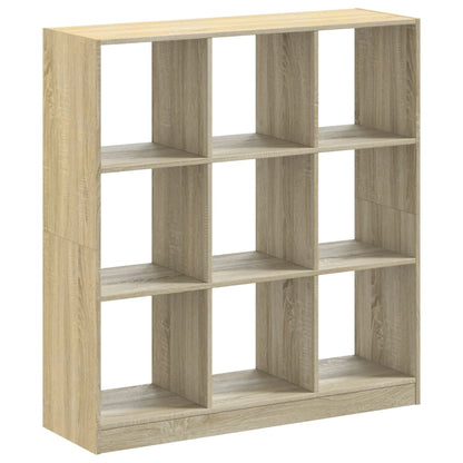 vidaXL Bookcase Sonoma Oak 102x32x108 cm Engineered Wood - Brown
