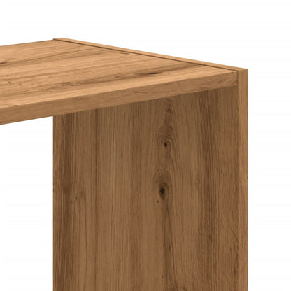 vidaXL Bookcase Artisian Oak 102x32x108 cm Engineered Wood - Brown