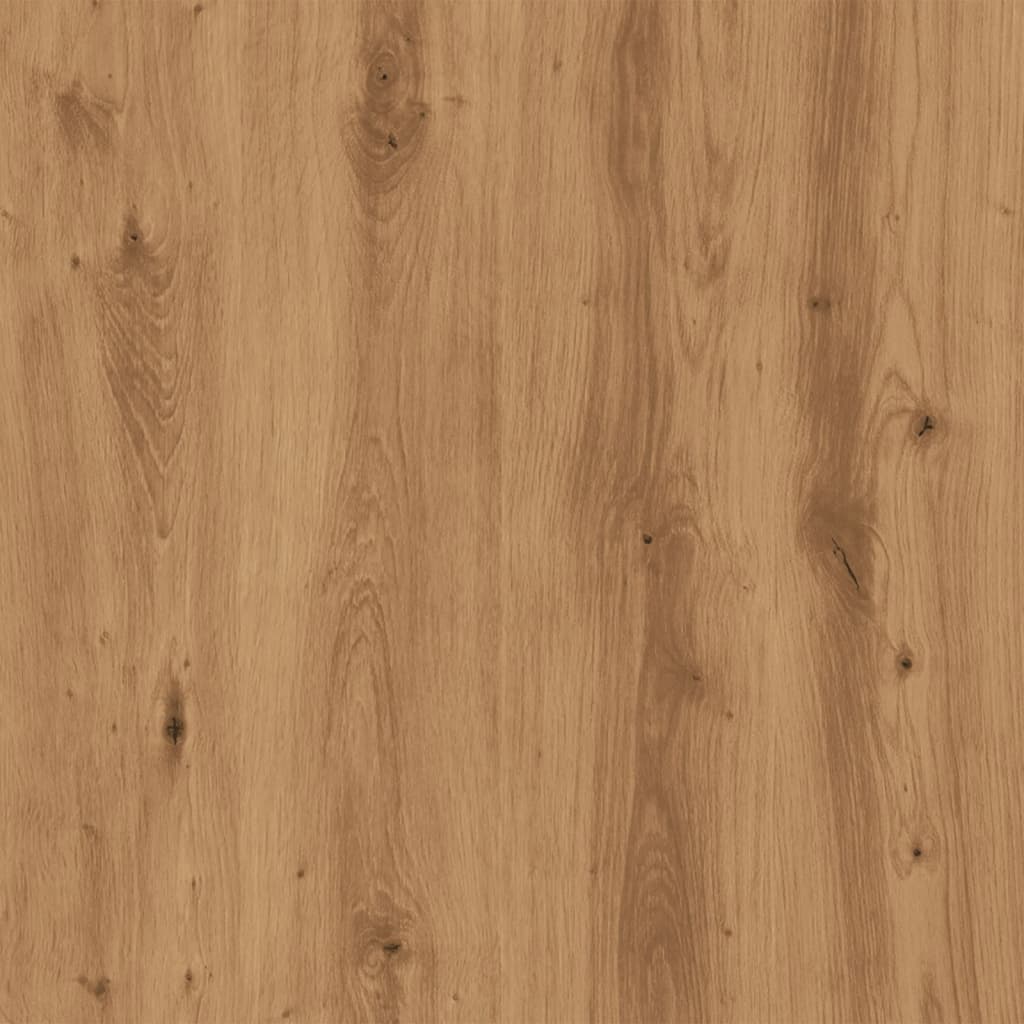 vidaXL Bookcase Artisian Oak 102x32x108 cm Engineered Wood - Brown