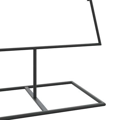 vidaXL Metal Christmas Tree for Decoration Black 150 cm