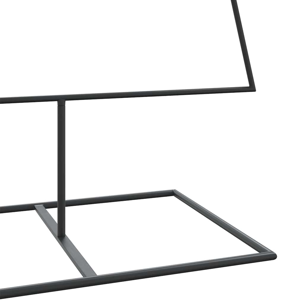 vidaXL Metal Christmas Tree for Decoration Black 180 cm