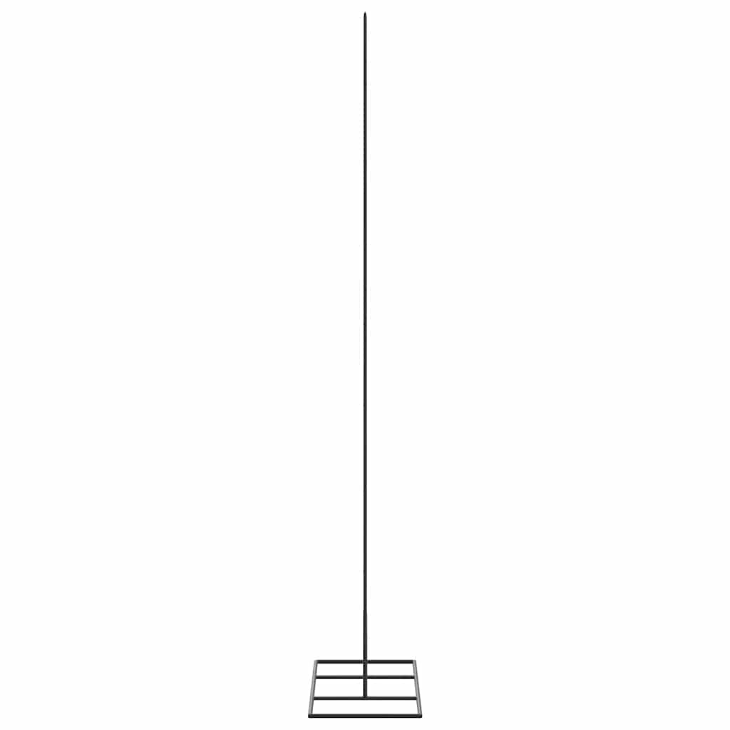 vidaXL Metal Christmas Tree for Decoration Black 150 cm - 56167