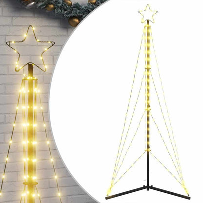 vidaXL LED Christmas Tree 363 LEDs Warm White 182 cm - 180 cm - 55466