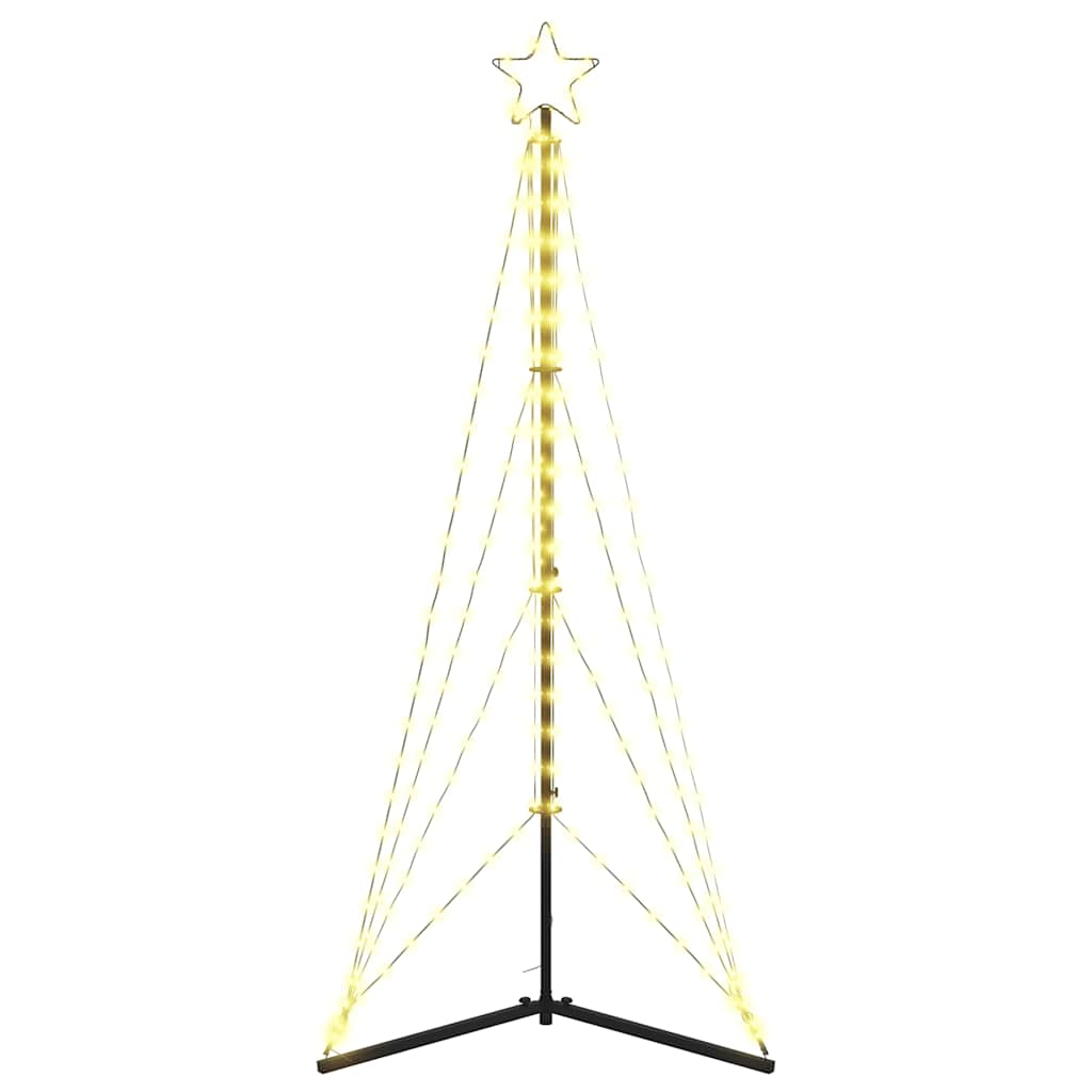vidaXL LED Christmas Tree 363 LEDs Warm White 182 cm - 180 cm - 55466