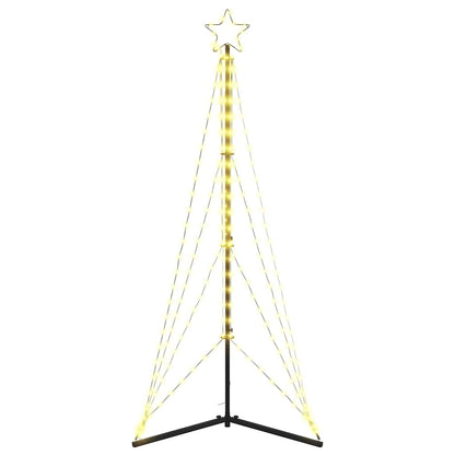 vidaXL LED Christmas Tree 363 LEDs Warm White 182 cm - 180 cm - 55466