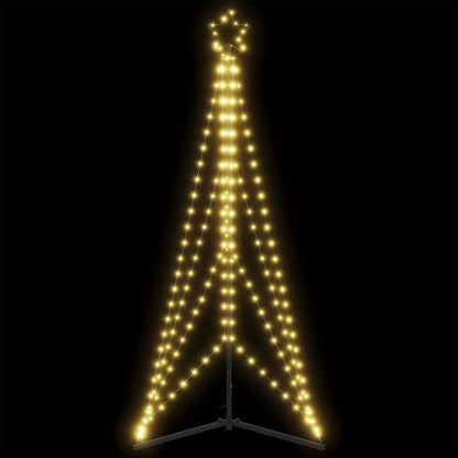 vidaXL LED Christmas Tree 363 LEDs Warm White 182 cm - 180 cm - 55466