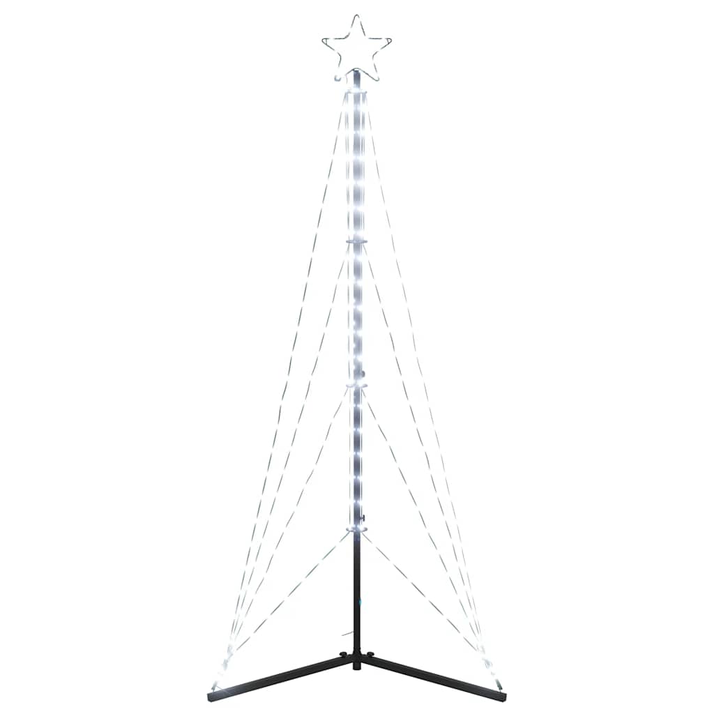 vidaXL LED Christmas Tree 363 LEDs Cold White 182 cm - 180 cm - 55473