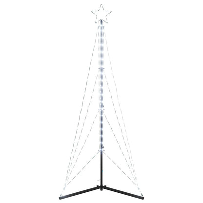 vidaXL LED Christmas Tree 363 LEDs Cold White 182 cm - 180 cm - 55473