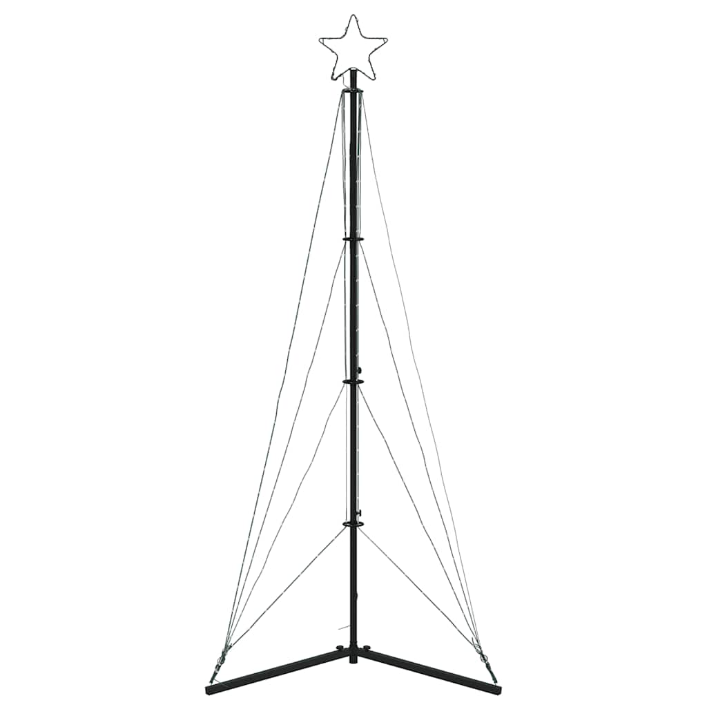 vidaXL LED Christmas Tree 363 LEDs Cold White 182 cm - 180 cm - 55473