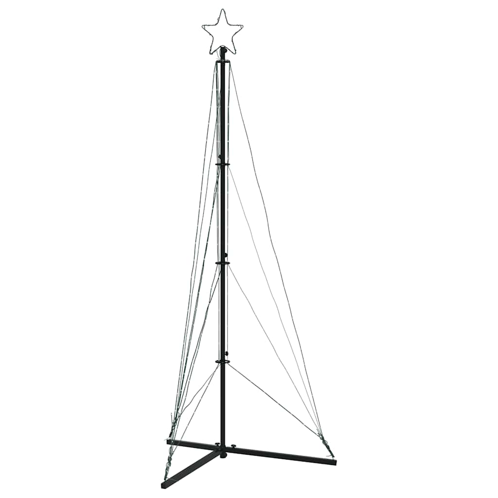 vidaXL LED Christmas Tree 363 LEDs Cold White 182 cm - 180 cm - 55473