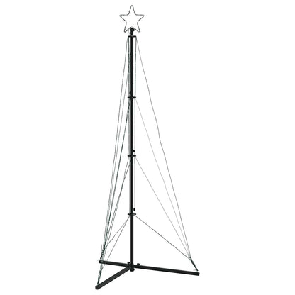 vidaXL LED Christmas Tree 363 LEDs Cold White 182 cm - 180 cm - 55473