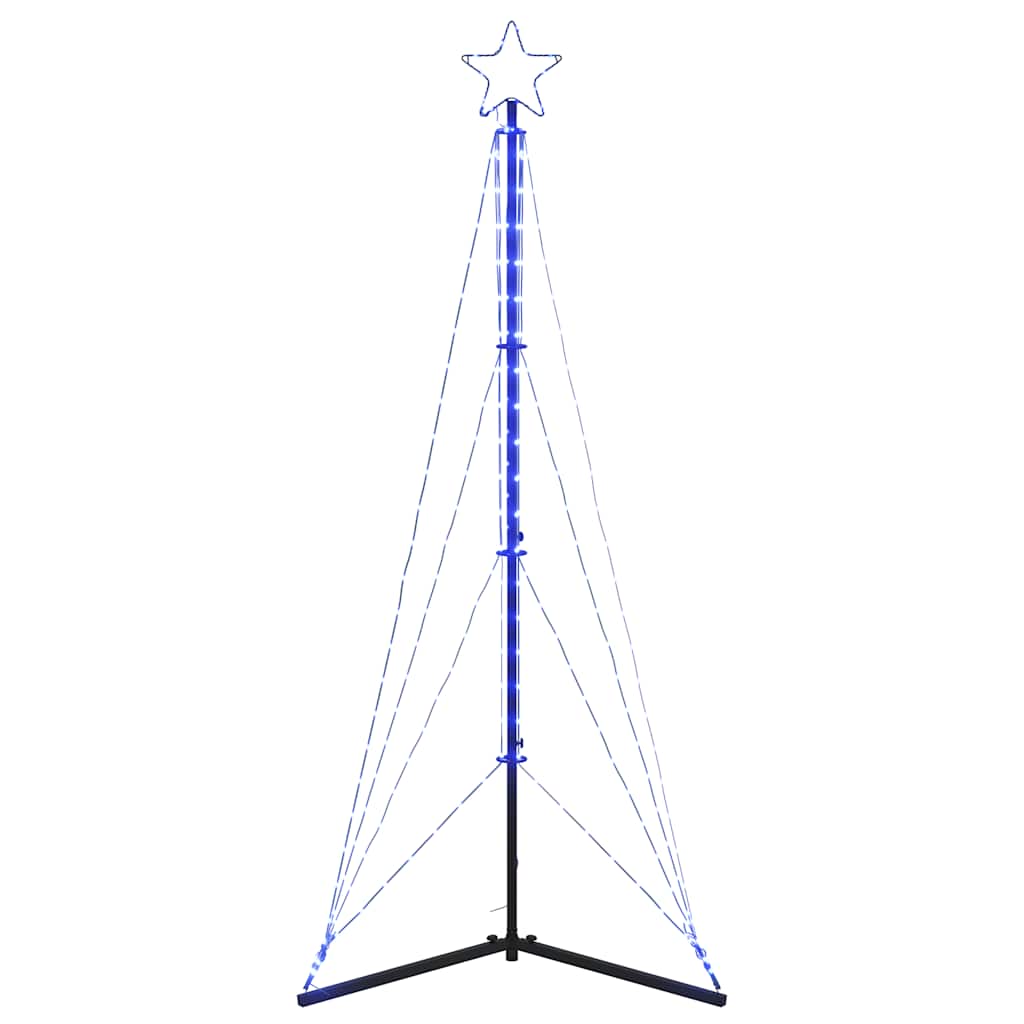 vidaXL LED Christmas Tree 363 LEDs Blue 182 cm - 180 cm