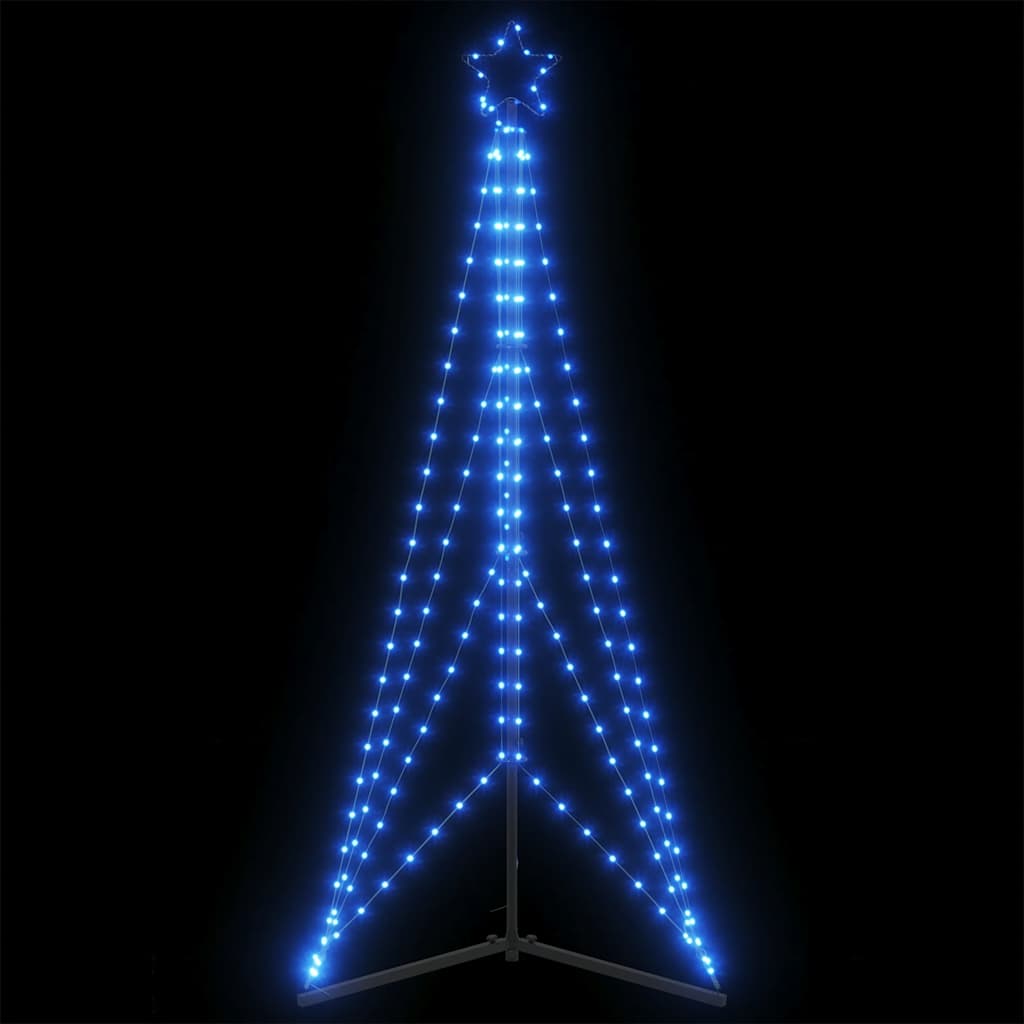 vidaXL LED Christmas Tree 363 LEDs Blue 182 cm - 180 cm