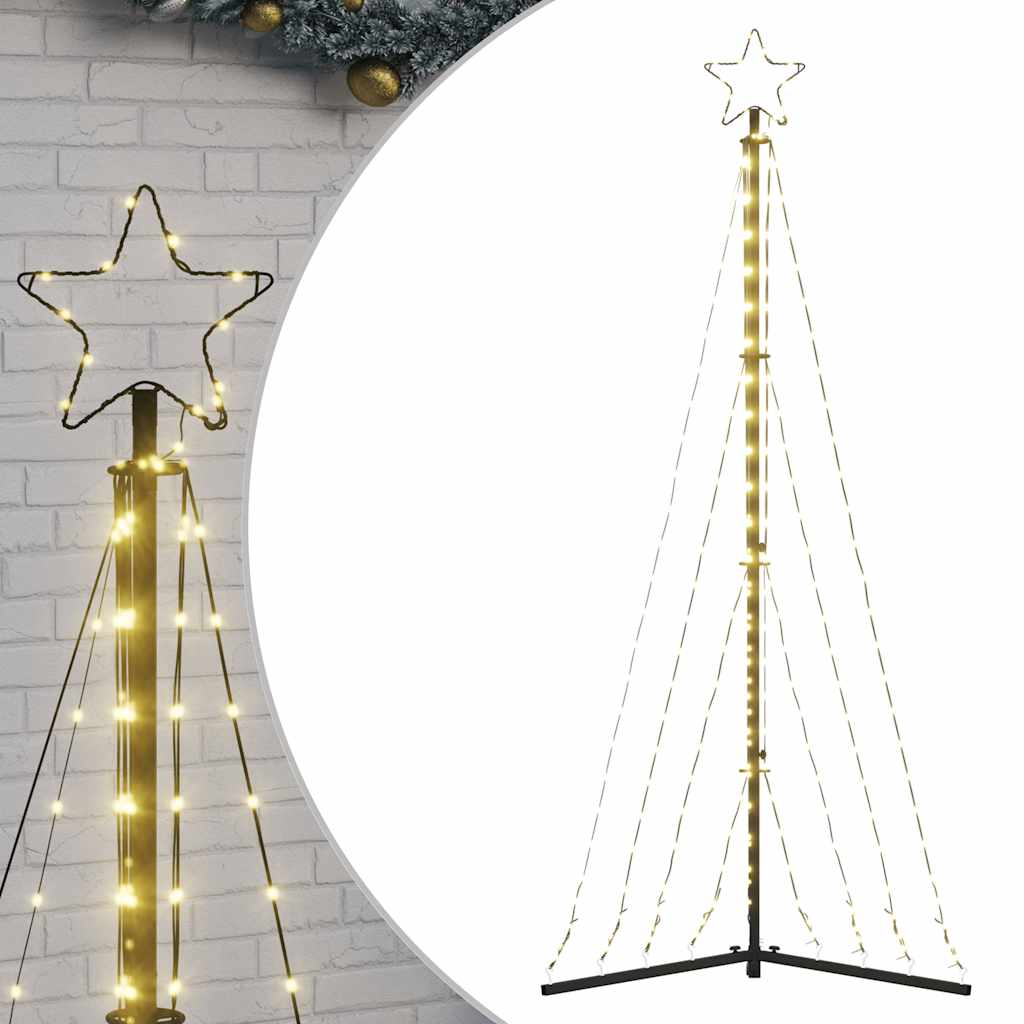 vidaXL LED Christmas Tree 339 LEDs Warm White 187 cm - 180 cm