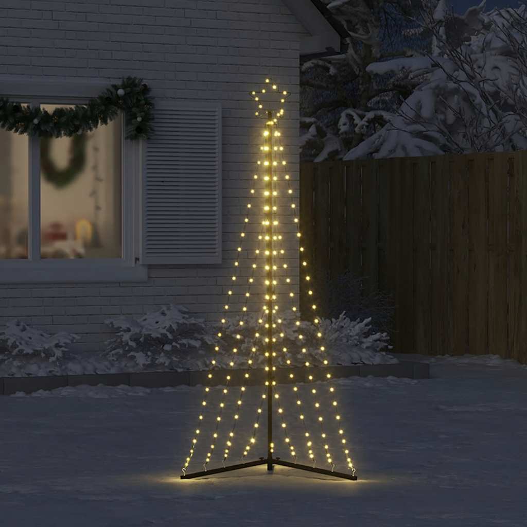 vidaXL LED Christmas Tree 339 LEDs Warm White 187 cm - 180 cm