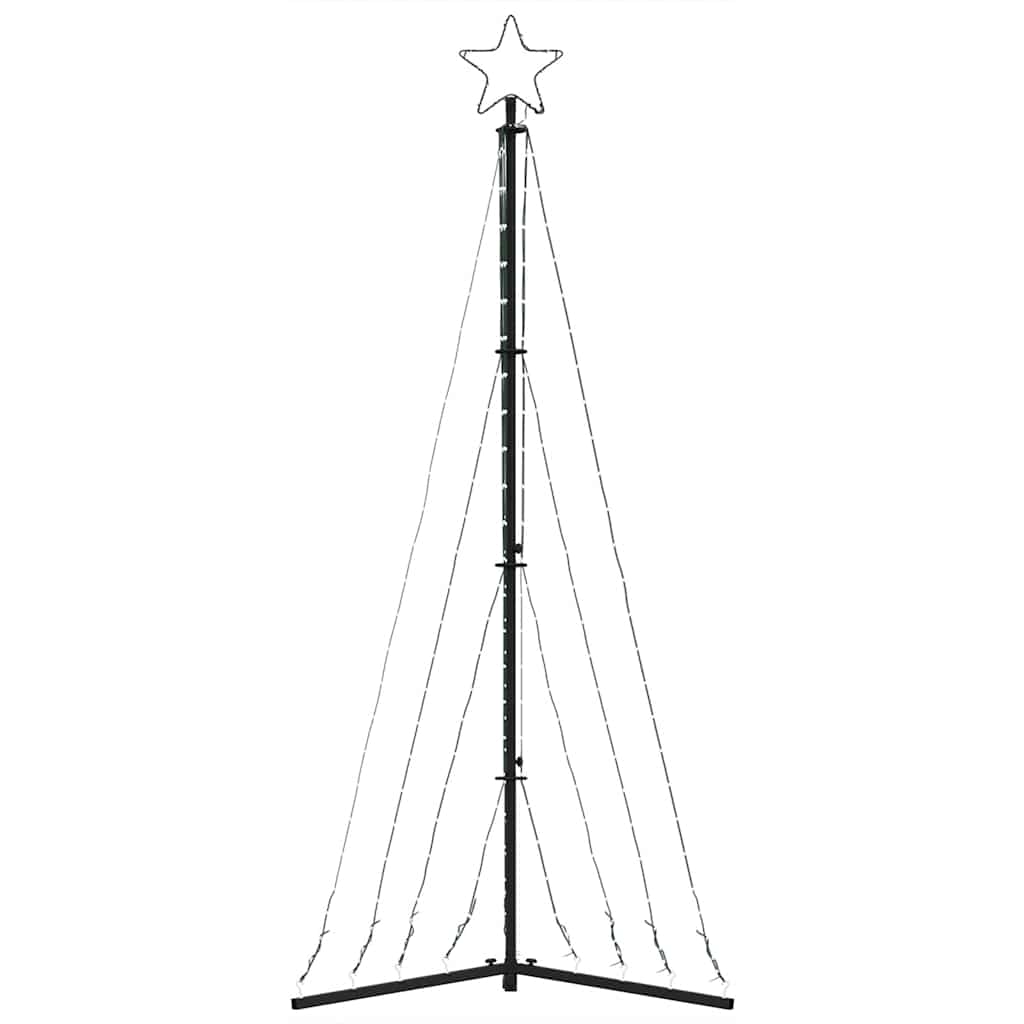 vidaXL LED Christmas Tree 339 LEDs Warm White 187 cm - 180 cm