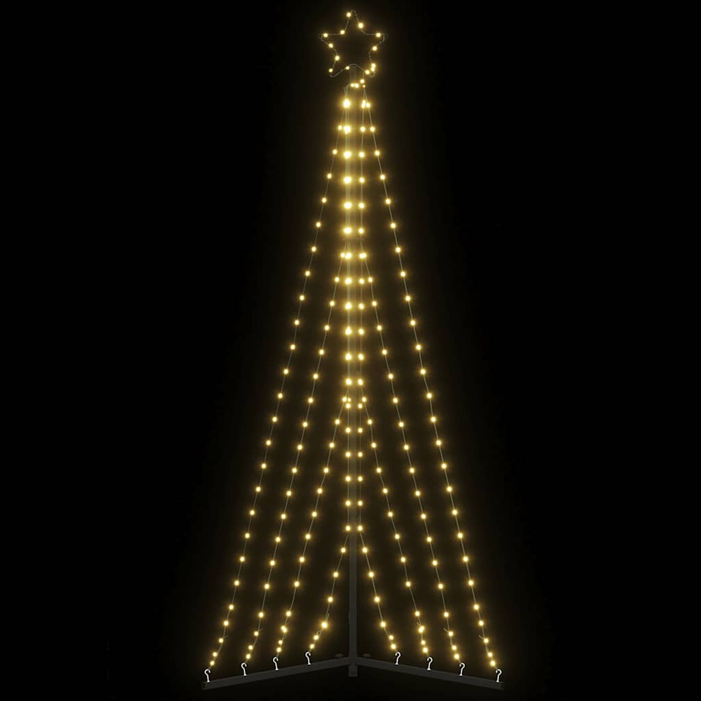vidaXL LED Christmas Tree 339 LEDs Warm White 187 cm - 180 cm