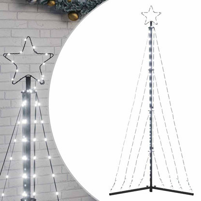 vidaXL LED Christmas Tree 339 LEDs Cold White 187 cm - 180 cm