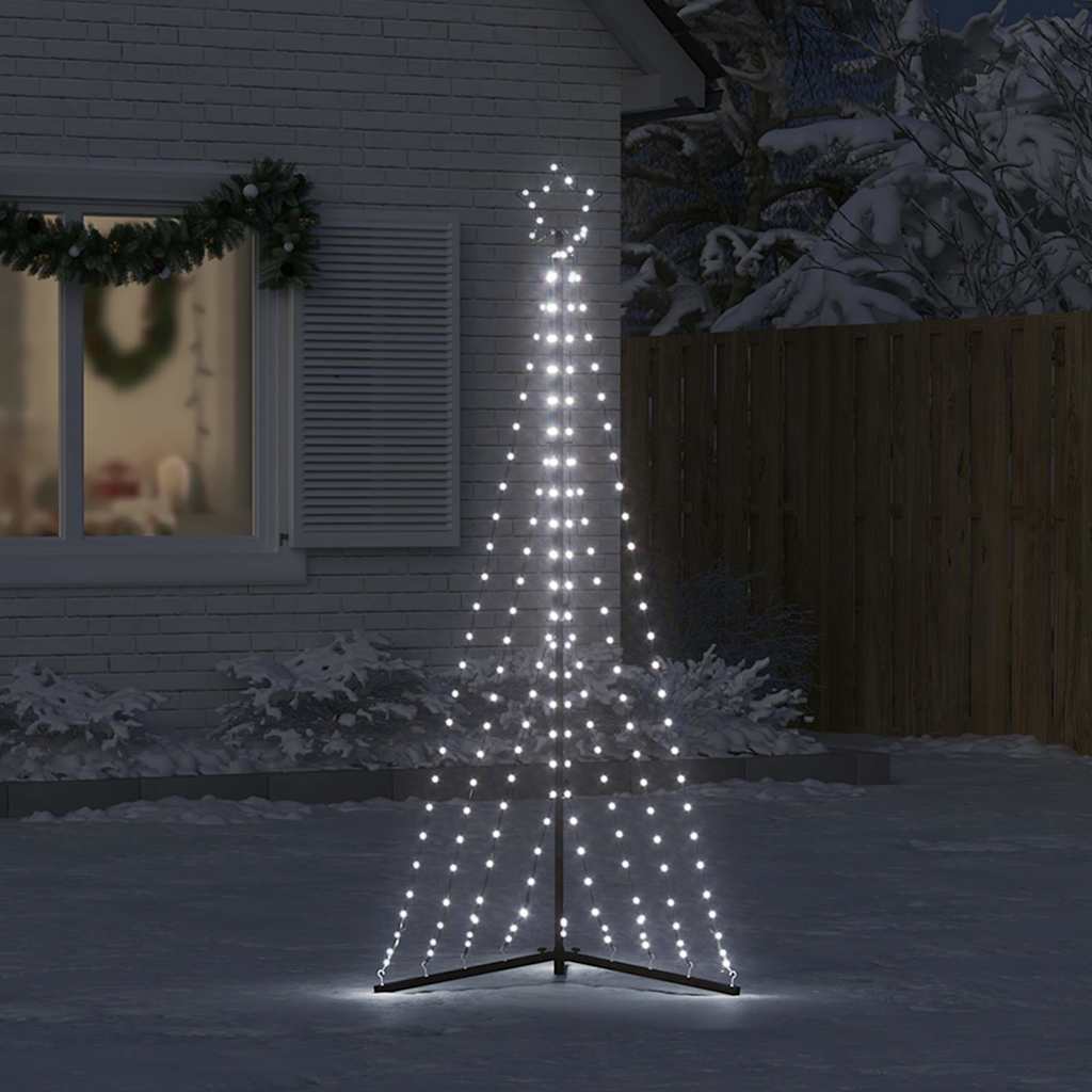 vidaXL LED Christmas Tree 339 LEDs Cold White 187 cm - 180 cm
