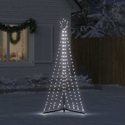 vidaXL LED Christmas Tree 339 LEDs Cold White 187 cm - 180 cm