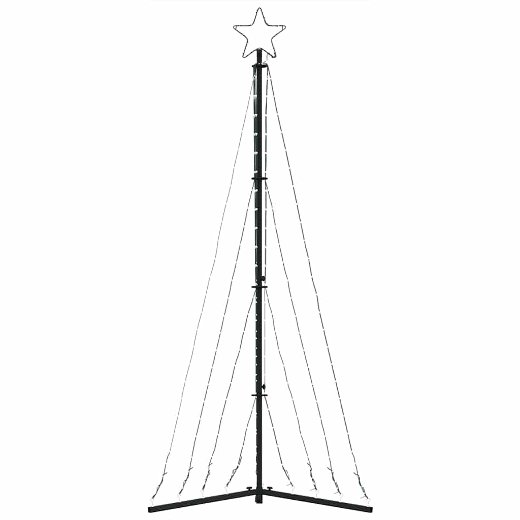 vidaXL LED Christmas Tree 339 LEDs Cold White 187 cm - 180 cm